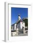 Church in Kolfuschg, Sas Ciampac Behind, Dolomites, South Tyrol, Italy, Europe-Gerhard Wild-Framed Photographic Print