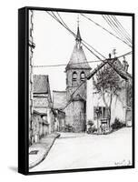 Church in Laignes, France, 2007-Vincent Alexander Booth-Framed Stretched Canvas