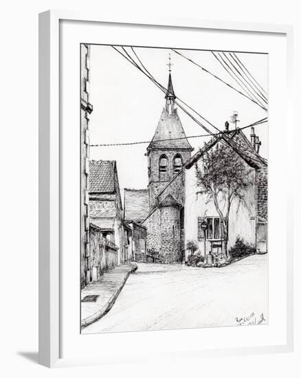 Church in Laignes, France, 2007-Vincent Alexander Booth-Framed Giclee Print