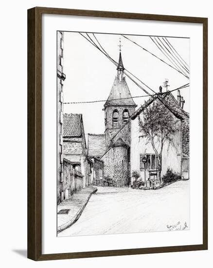 Church in Laignes, France, 2007-Vincent Alexander Booth-Framed Giclee Print