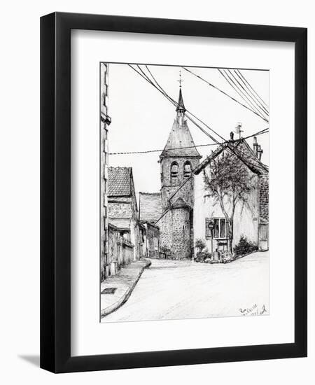 Church in Laignes, France, 2007-Vincent Alexander Booth-Framed Giclee Print