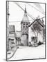 Church in Laignes, France, 2007-Vincent Alexander Booth-Mounted Giclee Print