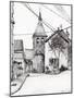 Church in Laignes, France, 2007-Vincent Alexander Booth-Mounted Premium Giclee Print