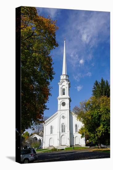 Church in Lee, the Berkshires, Massachusetts, New England, United States of America, North America-Robert Harding-Stretched Canvas