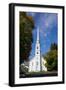 Church in Lee, the Berkshires, Massachusetts, New England, United States of America, North America-Robert Harding-Framed Photographic Print