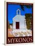 Church in Mykonos Greece 1-Anna Siena-Stretched Canvas