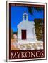 Church in Mykonos Greece 1-Anna Siena-Mounted Giclee Print