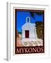 Church in Mykonos Greece 1-Anna Siena-Framed Giclee Print