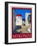 Church in Mykonos Greece 6-Anna Siena-Framed Giclee Print