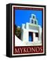 Church in Mykonos Greece 7-Anna Siena-Framed Stretched Canvas
