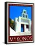 Church in Mykonos Greece 7-Anna Siena-Framed Stretched Canvas