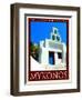 Church in Mykonos Greece 7-Anna Siena-Framed Giclee Print