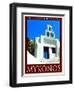 Church in Mykonos Greece 7-Anna Siena-Framed Giclee Print