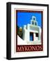 Church in Mykonos Greece 7-Anna Siena-Framed Giclee Print