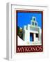 Church in Mykonos Greece 7-Anna Siena-Framed Giclee Print