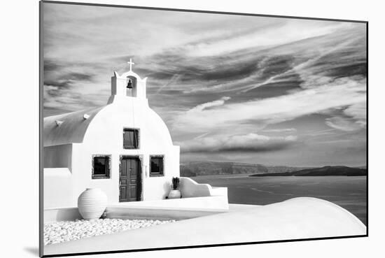 Church in Oia, Santorini (Thira), Greece-Nadia Isakova-Mounted Photographic Print