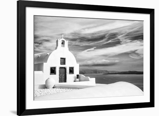 Church in Oia, Santorini (Thira), Greece-Nadia Isakova-Framed Photographic Print