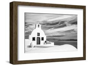 Church in Oia, Santorini (Thira), Greece-Nadia Isakova-Framed Photographic Print