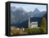 Church in Pieve Di Cadore, Trento, Italy-null-Framed Stretched Canvas