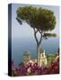 Church in Ravello-Peter Adams-Stretched Canvas