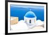 Church in Santorini, Greece - Stock Image-beerkoff-Framed Photographic Print