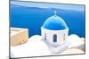 Church in Santorini, Greece - Stock Image-beerkoff-Mounted Photographic Print