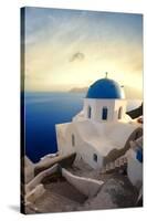 Church in Santorini-olly2-Stretched Canvas