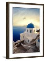 Church in Santorini-olly2-Framed Photographic Print