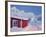 Church in Sildpollneset (Peninsula), Vestpollen, Austnesfjorden, Austvagoya (Island), Lofoten-Rainer Mirau-Framed Photographic Print