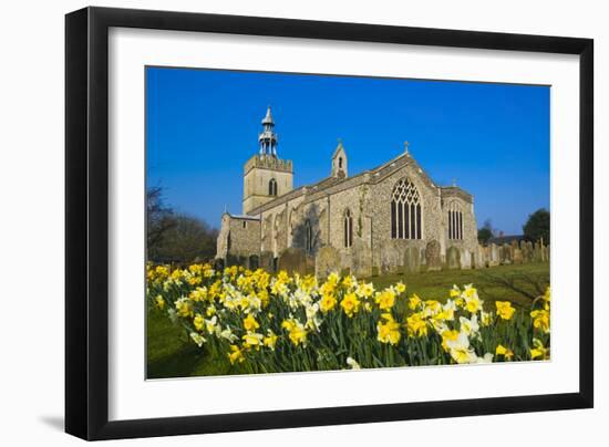 Church In Spring-Charles Bowman-Framed Photographic Print