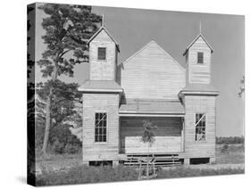 Church in the Southeastern U.S., c.1936-Walker Evans-Stretched Canvas