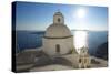 Church in Thira, Santorini, Cyclades, Greece-Katja Kreder-Stretched Canvas