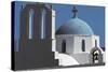 Church in Thira, Santorini Island, Cyclades, Greece-null-Stretched Canvas