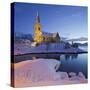 Church in Vagan (Municipality), Ausvagoya (Island), Lofoten, 'Nordland' (County), Norway-Rainer Mirau-Stretched Canvas