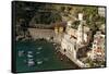 Church In Vernazza-George Oze-Framed Stretched Canvas