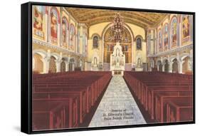 Church Interior, Palm Beach, Florida-null-Framed Stretched Canvas