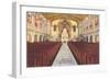 Church Interior, Palm Beach, Florida-null-Framed Art Print