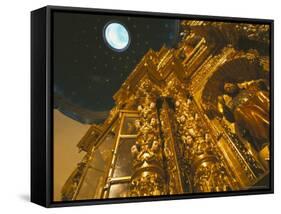 Church Interior, Quito, Ecuador, South America-Oliviero Olivieri-Framed Stretched Canvas