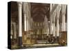 Church Interior-Emanuel de Witte-Stretched Canvas