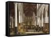 Church Interior-Emanuel de Witte-Framed Stretched Canvas