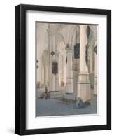 Church Interior-Emanuel de Witte-Framed Premium Giclee Print