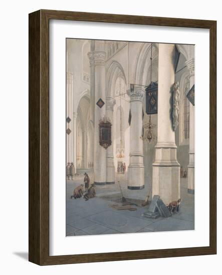 Church Interior-Emanuel de Witte-Framed Giclee Print