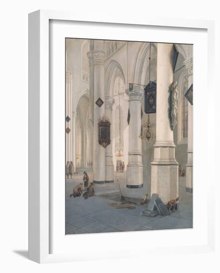 Church Interior-Emanuel de Witte-Framed Giclee Print