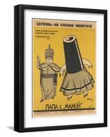 Church Is Working for the Capitalists-Viktor Nikolaevich Deni-Framed Giclee Print