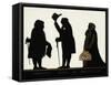 Church, King and Constitution, Silhouette on Glass-Charles Rosenberg-Framed Stretched Canvas