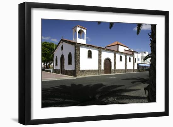 Church, La Lajita, Fuerteventura, Canary Islands-Peter Thompson-Framed Photographic Print