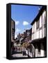 Church Lane, Ledbury, Herefordshire, England, United Kingdom-Jean Brooks-Framed Stretched Canvas