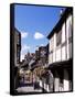 Church Lane, Ledbury, Herefordshire, England, United Kingdom-Jean Brooks-Framed Stretched Canvas