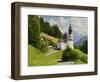 Church Maria Gern, to Vordergern, Berchtesgadener Land District, Bavaria, Germany-Rainer Mirau-Framed Photographic Print