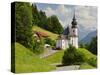 Church Maria Gern, to Vordergern, Berchtesgadener Land District, Bavaria, Germany-Rainer Mirau-Stretched Canvas